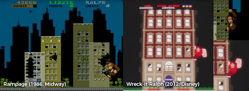 rampage wreck it ralph comparison copy